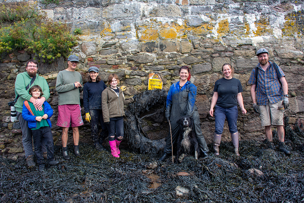 Stonehouse Beach clean-up 1